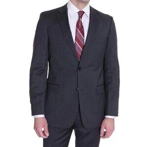 Hugo Boss Guabello Pasini2/movie2 Classic Fit 100 Wool Suit 42R Gray Striped